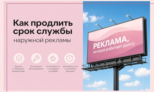 Как продлить срок службы наружной рекламы в Рыбинске